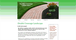 Desktop Screenshot of doublecoveragelandscapes.com